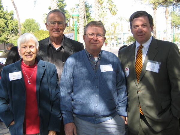 Martha Merkle, John Bell, Bob Mings, Michael Crow