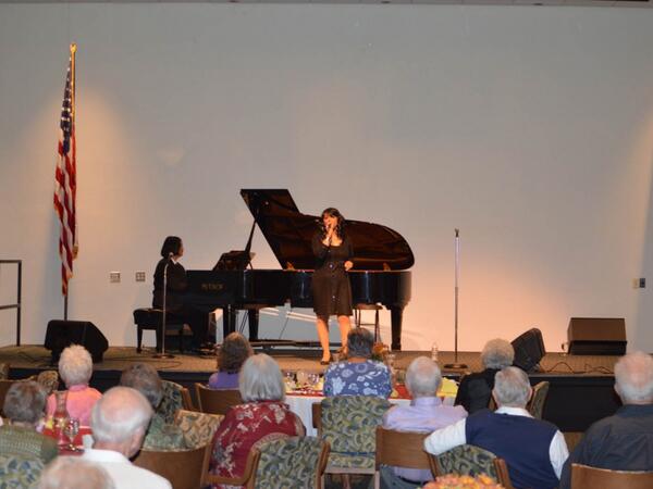 Richard Palalay and Lyn Jackson making beautiful music