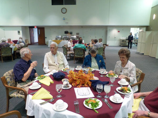 Pre-lunch conversation