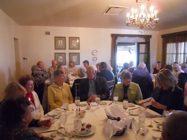 Lunch at the Wrigley Mansion